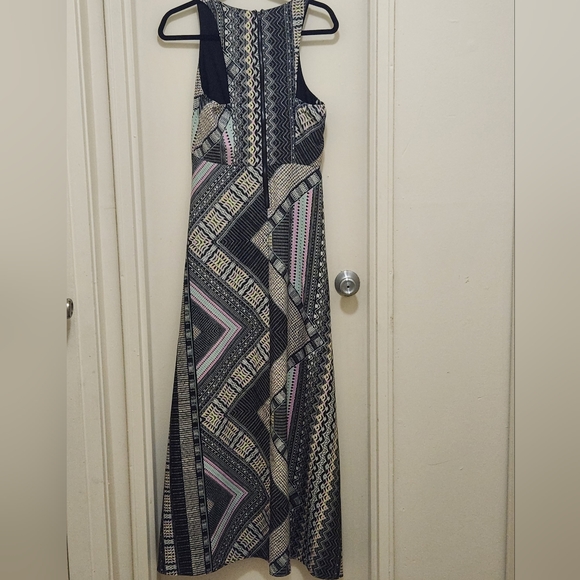 Bar III Aztec Chevron Dress with racerback finish - Picture 6 of 8